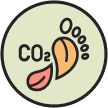 Reduces carbon
footprint